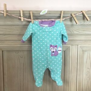 Koala Baby NB Terrycloth Footed Bodysuit Footie